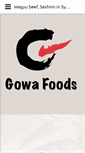 Mobile Screenshot of gowafoods.com.au